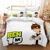 Exquisite Cartoon Ben 10 Wallpaper Anime Print Bedding Set Duvet Cover Comforter Bed Youth Kids Girls Boys Birthday Gift