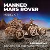 Ugears Manned Mars Rover Drive 70206 Wooden 3D No Glue or Tools Required 6-Wheel Puzzle, Puzzle,