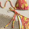1011 new printed swimsuit swimsuit female sexy slim strap European and American bikini bikini