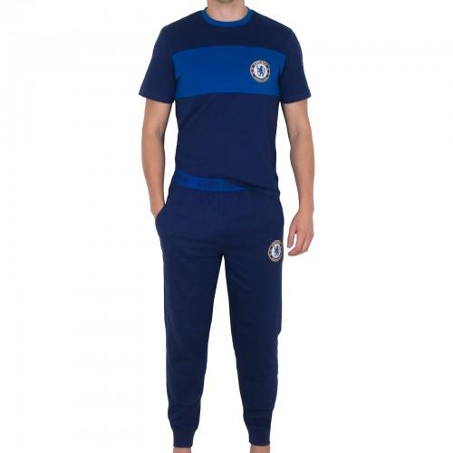 Chelsea FC Mens Premium Long Pyjama Set