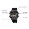 Casio Стандартная серия Классические Ретро Квадратные Десятилетняя Батарея Водонепроницаемые Кварцевый Механизм Ремешок из Смолы Часы Мужские Черные AE-1300WH-8A