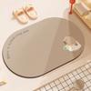 Cartoon Bathroom Absorbent Floor Mat Toilet Dirt-resistant Non-slip Diatom Mud Toilet Quick Drying