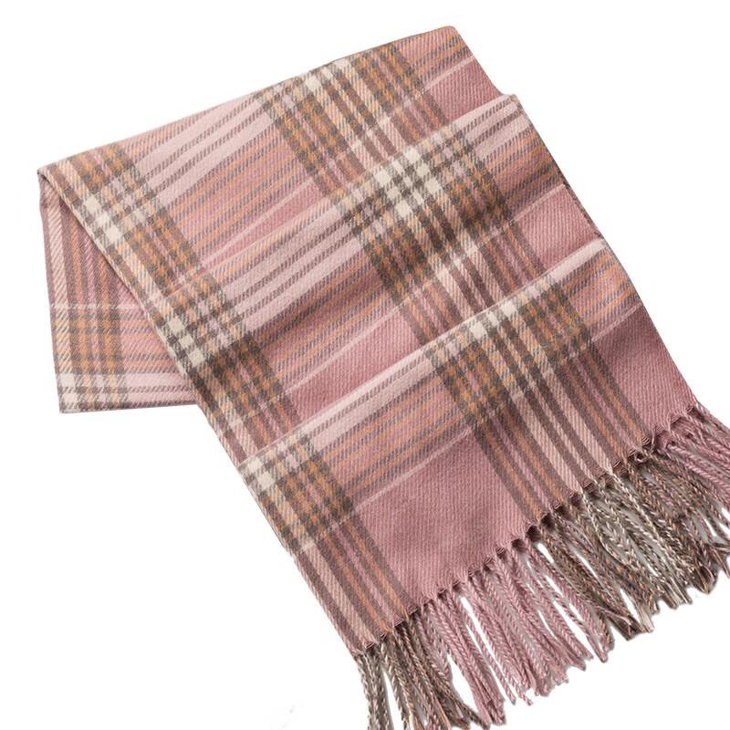 Soft Plaid Winter Scarf