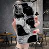 Japanese Horror Manga Style Phone Case For Apple iPhone 17 Air 16 15 Plus 14 + 13 Mini 12 11 Pro Max 7 8 SE 16Max Soft Shell Cov