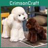 Poodle Plush Toy Dog Stuffed Animal Doll For Children Bedroom Gift Decoration