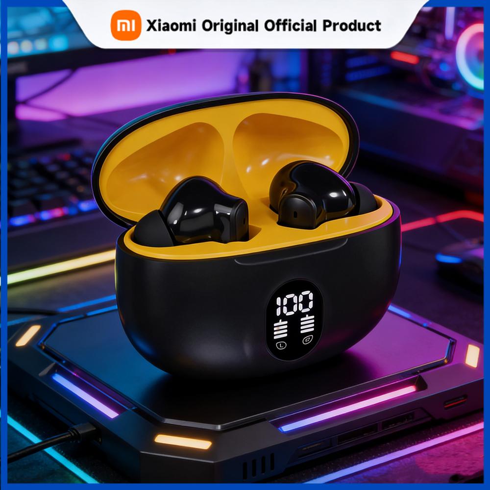 Xiaomi NEW Headset TWS Wireless Headphones Game Bluetooth Headphones with Microphone Noise Reduction High Fidelity Bass Earphones