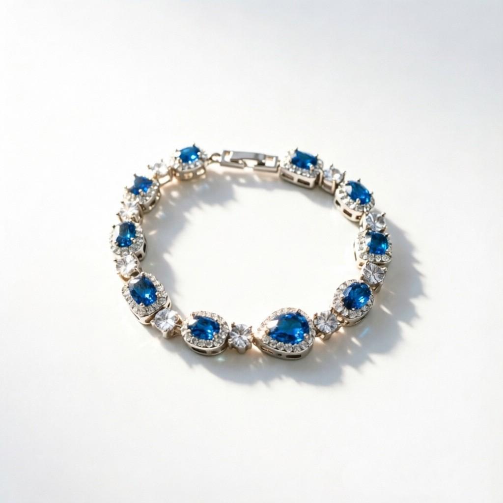 Zircon Bracelet Women, Light Luxury Retro Exquisite Geometric Oval Bracelet Temperament Jewelry