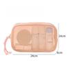 Mesh Cosmetic Bag Portable Travel Toiletry Bag Breathable Makeup Organizer Bag Zipper Wash Bag For Bathroom Shower Gym Vacation