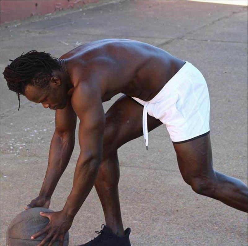 Шорты мужские Crazy Muscle для спорта, фитнеса, бега, отдыха на природе, дышащие, быстросохнущие, пляжные шорты