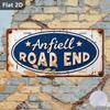 D Flat pc Anfield Stadium Metal Wall Plate  Vintage Themed Gift Suitable for Home Garage Decor Christmas Easter Father