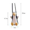 Gypsum Birthday Gift Car Pendant Swing Duck Rearview Mirror Decoration Vehicle Interior Accessories