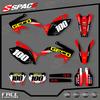 SPACE Custom Motorcycle Graphics Background Decal for HONDA CRF450X 2005 2006 2007 CRF 450X 2008-2018 Decals Stickers Kits 20