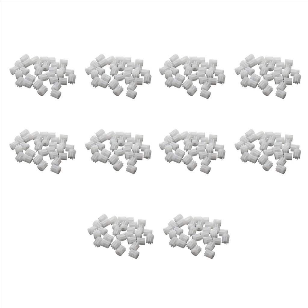 ABWZ-300Pcs 0.5 Modulus 8 Teeth Plastic Gear Cog For 2Mm Car Motor Shaft