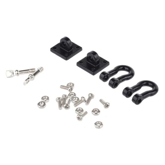 A Pair 1/10 Scale Trailer Buckles Hooks Accessory for RC Truck Crawler Climber