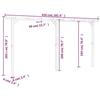 VidaXL Garden Pergola 400 X 40 X 205 Cm Wood