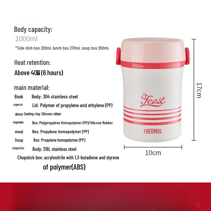 Thermos Многоразовый ланч-бокс из нержавеющей стали