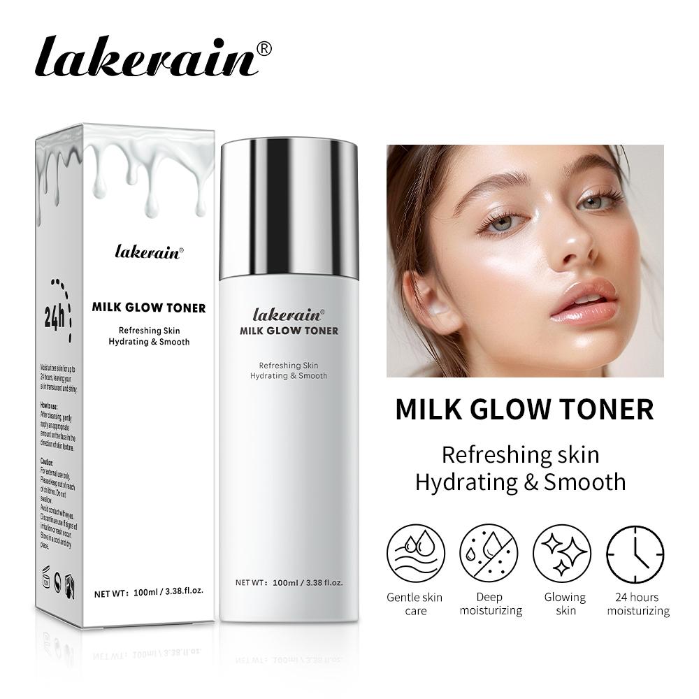 Тонизирующий лосьон Milk Glow Осветляющий кожу Мощно увлажняет Снимает сухость и усталость Кожи Запечатывает влагу Уход за красотой кожи 100 мл