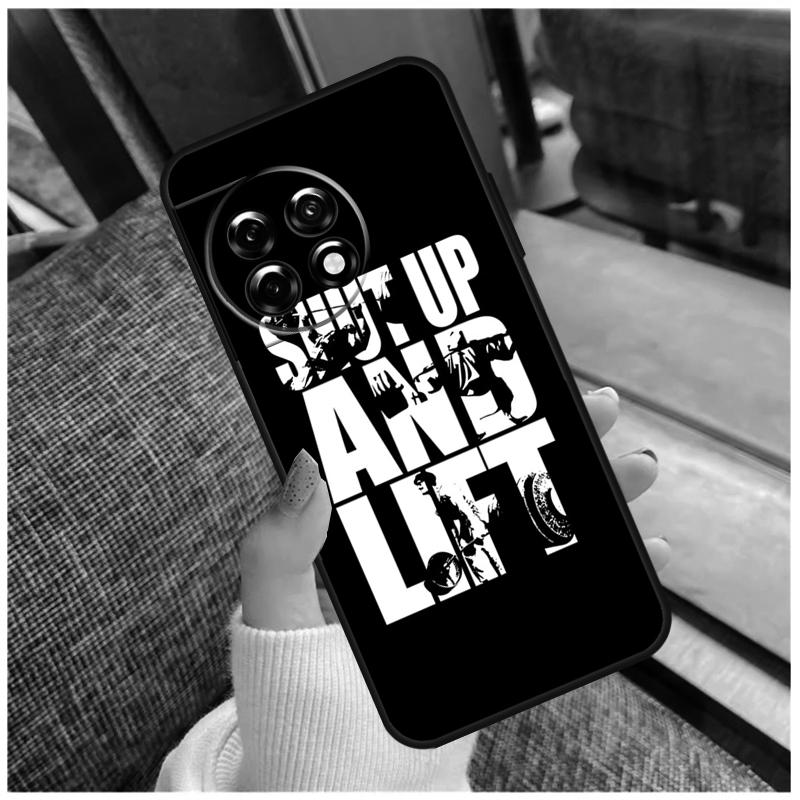 Бодибилдинг Зал Фитнес Цитаты Чехол Для OnePlus 15 13 12 11 10 9 Pro 13R 13T 12R 10T 8T Nord CE 5 2 3 4 Lite N20 N30 Чехол