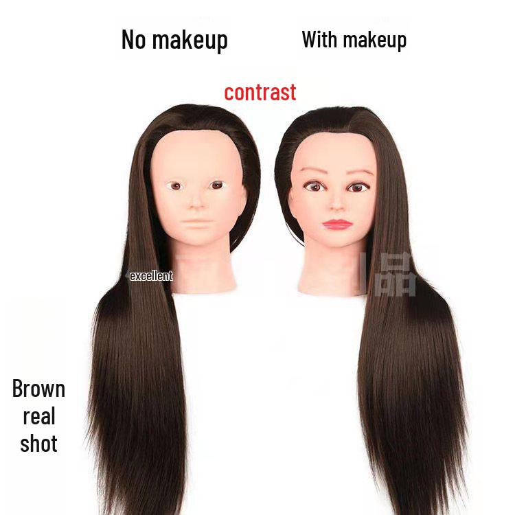 Манекен-голова для плетения кос, макияжа и укладки волос