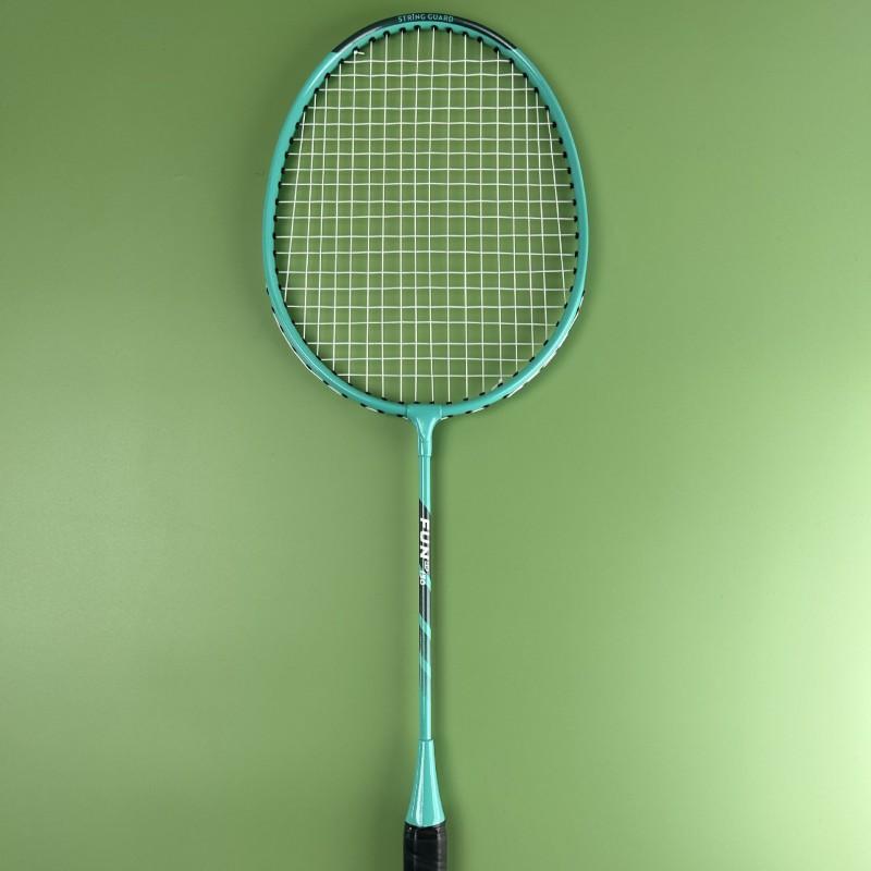 2-Pack Lightweight Aluminum Badminton Rackets Beginners Adults Students Training Set With 3 Balls Case