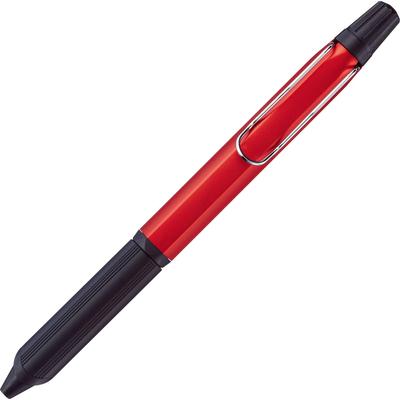 Шариковая ручка Mitsubishi Pencil Jetstream Edge Лимитированная серия Наконечник, но Легко писать 3 цвета 0,28 Двухцветный красный, Ультратонкий (SXE3250328.TR)