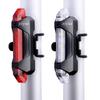 Ziyue Safety Light Велосипедный задний фонарь USB перезаряжаемый светодиод высокой яркости водонепроницаемый 4 режима освещения задний фонарь (Красный Белый)