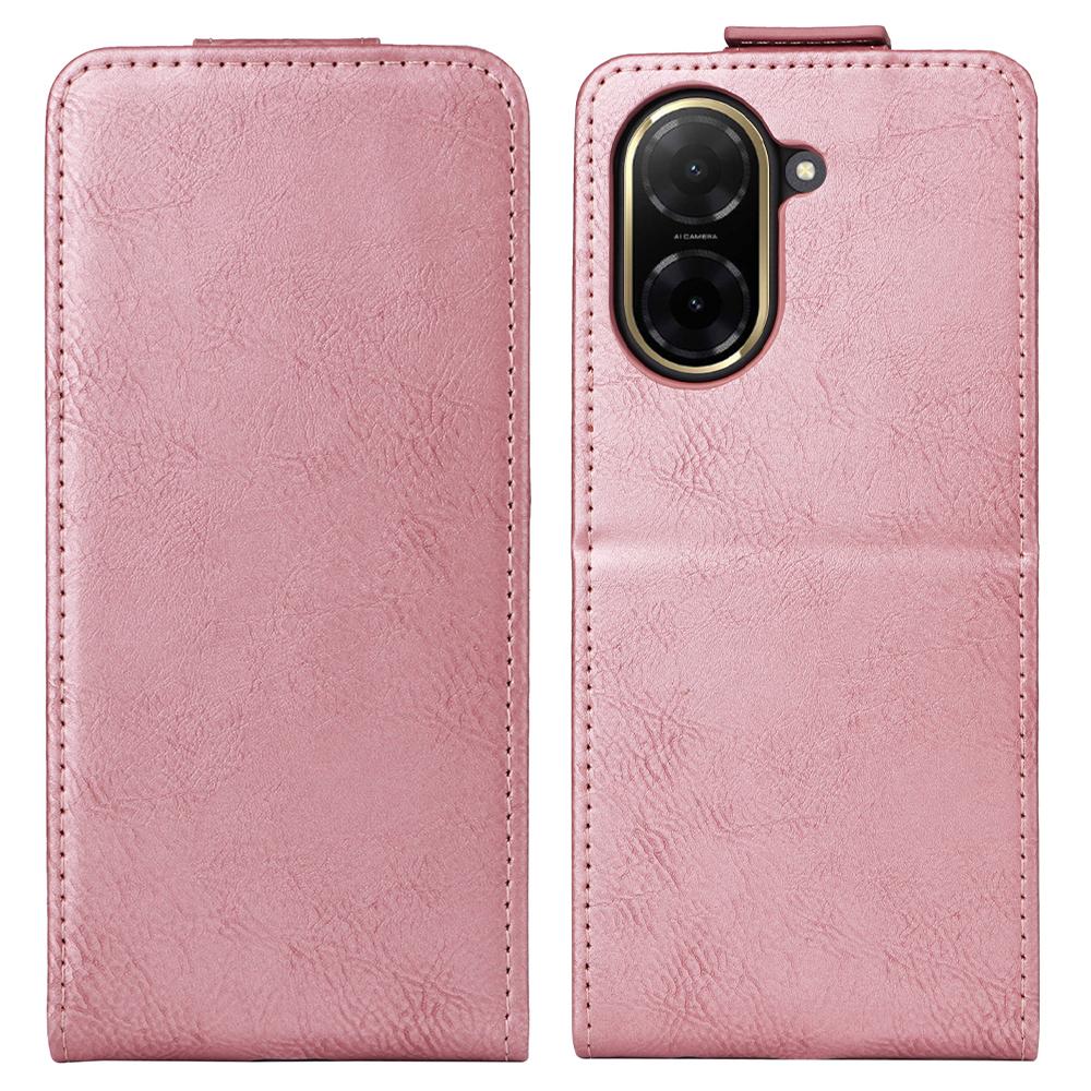 For Xiaomi Redmi A5 4G (171.7mm)/Poco C71 4G Stand Case Magnetic Clasp Vertical Flip Leather Phone Cover with Card Holder