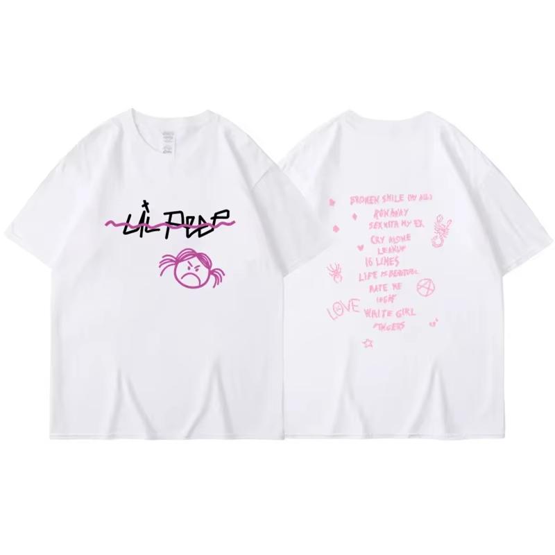 Футболка с изображением рэпера Lil Peep для мужчин и женщин, модная футболка, детская футболка с хип-хоп-топом, музыкальная футболка, футболки для мальчиков, мужская одежда, лето
