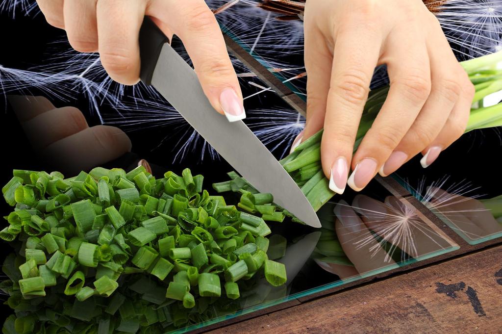 СТЕКЛЯННАЯ ЗАЩИТНАЯ ПАНЕЛЬ ДЛЯ КУХНИ 65x52 ЦВЕТОК