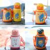 with Straw Kids Thermos Bottle 480ml Thermal Water Bottle Children's Water Kettle  for Toddlers