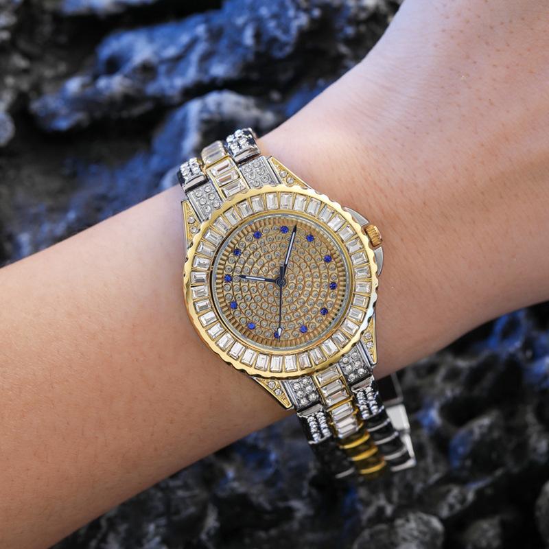 Полный бриллиант Мода Gypsy женские часы женские часы кварцевые часы женские часы