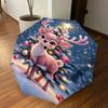 1PC Christmas, Deer Automatic Open/Close Umbrella with Windproof, 8-Rib Sturdy Canopy, Durable Ribs, Fashionable Design, Outdoor Accessory, Fun Prin,