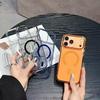 Прозрачный магнитный чехол-кнопка AI для iPhone 17 Pro Max и 16 Pro - Не желтеет, полностью прозрачный