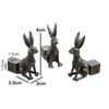 3Pcs Flower Pot Feet Stand Animal Shape Cat Dog Plant Pots Risers Pad Outdoor Garden Resin Pot Foot Plant Bonsai Holders