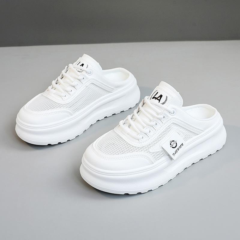 Zy1802 женские сандалии, новые популярные летние универсальные тапочки в стиле Мори на толстой подошве для улицы, на плоской мягкой подошве с ремешком