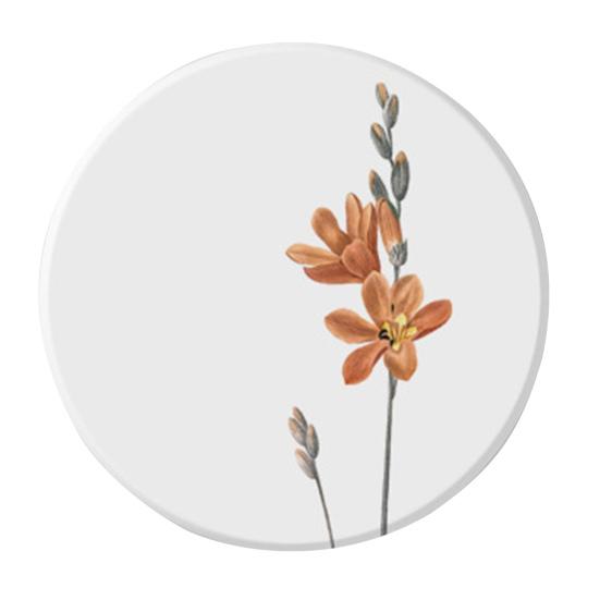 Стильная подставка для чашек с цветочным принтом, элегантный дизайн, теплоизоляция, водопоглощающий обеденный стол, круглый универсальный коврик для столовых приборов