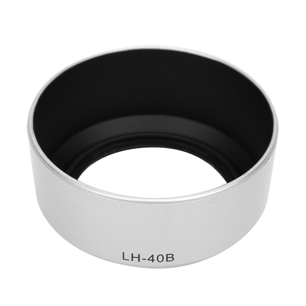 LH-40B Качественная портативная пластиковая бленда объектива камеры Olympus M.ZUIKO 45mm f1.8(черный)