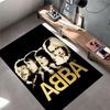 ABBA Band Member Portrait Carpet suitable as a non-slip mat for the living room or bedroom sofa