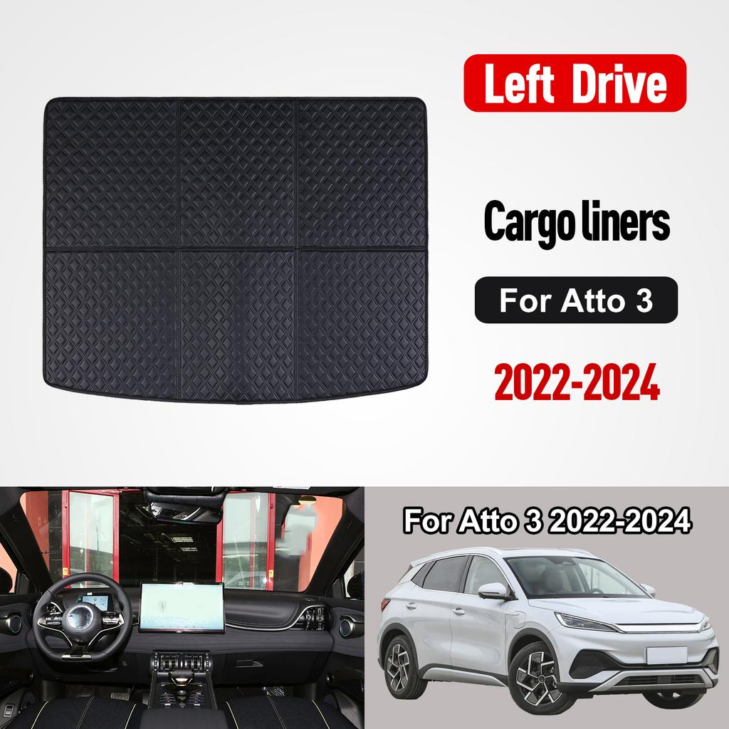 Индивидуальный автомобильный коврик для BYD yuan plus Atto 3 2022 2023 2024 Ковер-чехол Водонепроницаемый Нескользящий Защита Аксессуары детали