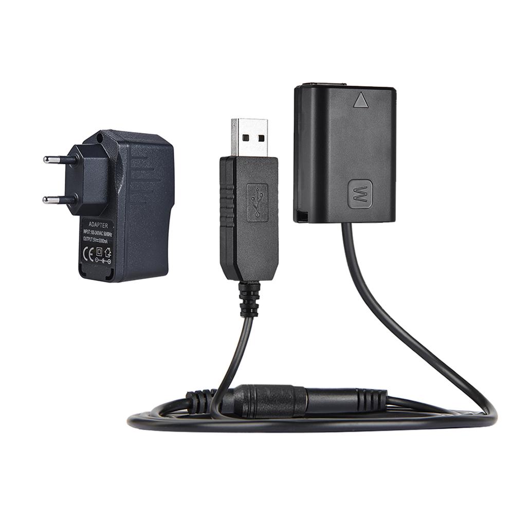 Батарея Npfw50 Dummy 5v 3a USB-адаптер питания Кабель с вилкой питания