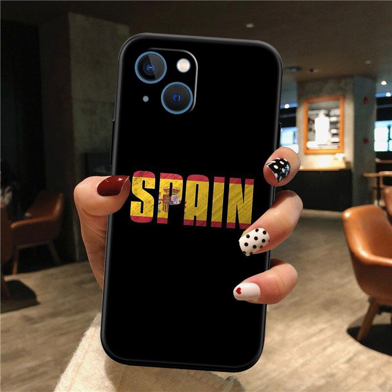 IK61 Spain Flag New High-End Shell Phone Case for iPhone SE X XS XR 16E 17 11 Pro Max 8 7 6 6s Plus Air