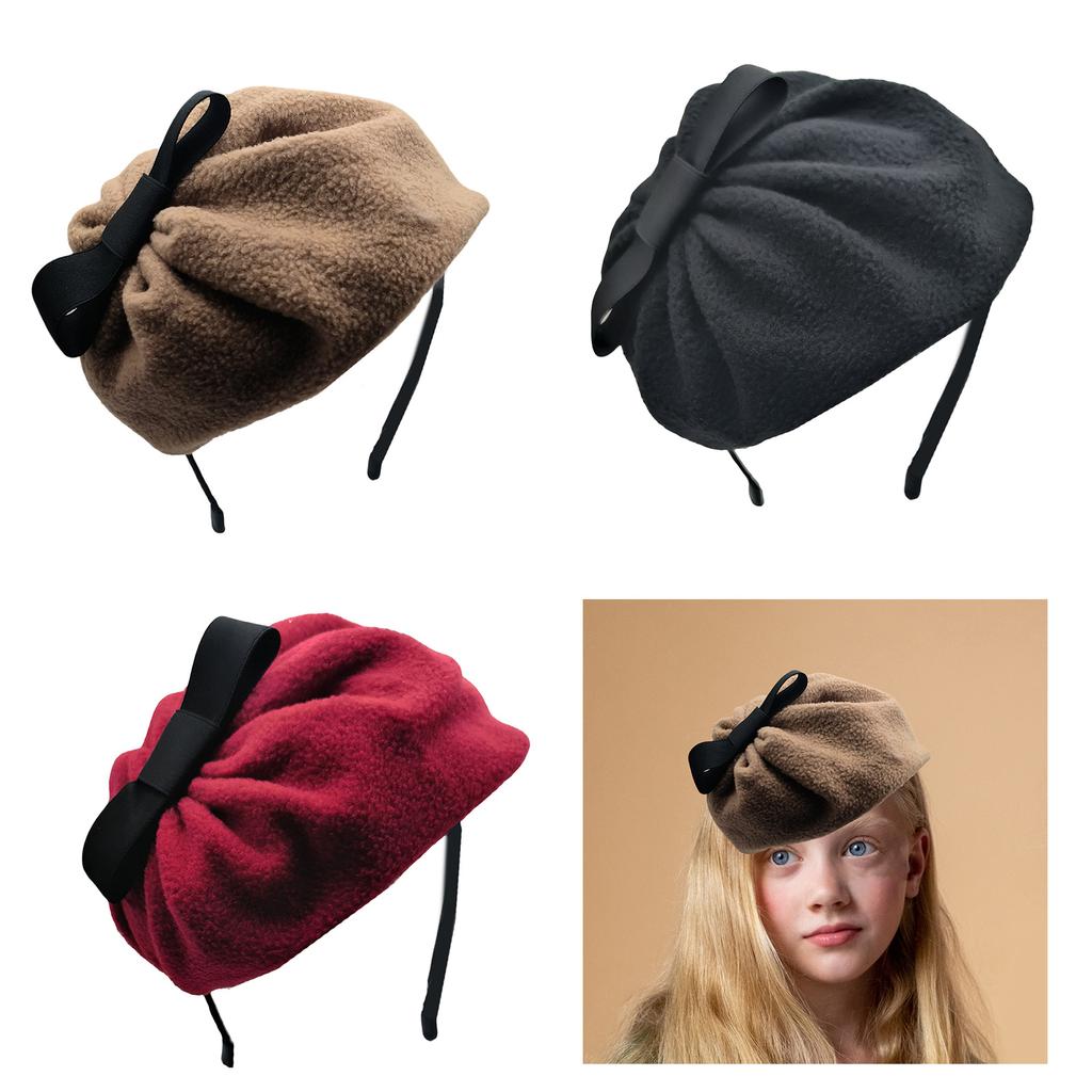 1920s Bowknot Headband for Women Flapper Stylish Headpiece Accessories for Cosplay Party Elegant Headband Headpiece