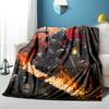 1PC Custom Name Rider Apocalypse flannel blanket versatile,all-season throw suitable for the living room,bedroom,camping,travel,and gift