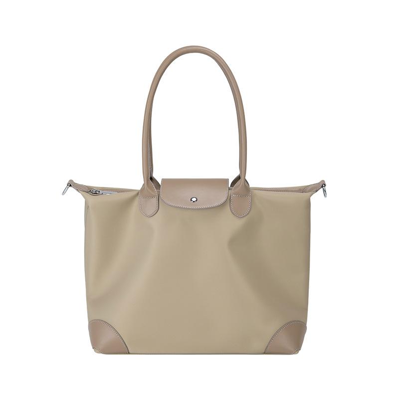 Новая сумка-тоут большой вместимости, плечевая сумка из ткани Оксфорд, контрастная сумка для учебы, поездок на работу, сумка для мамы, сумка для покупок