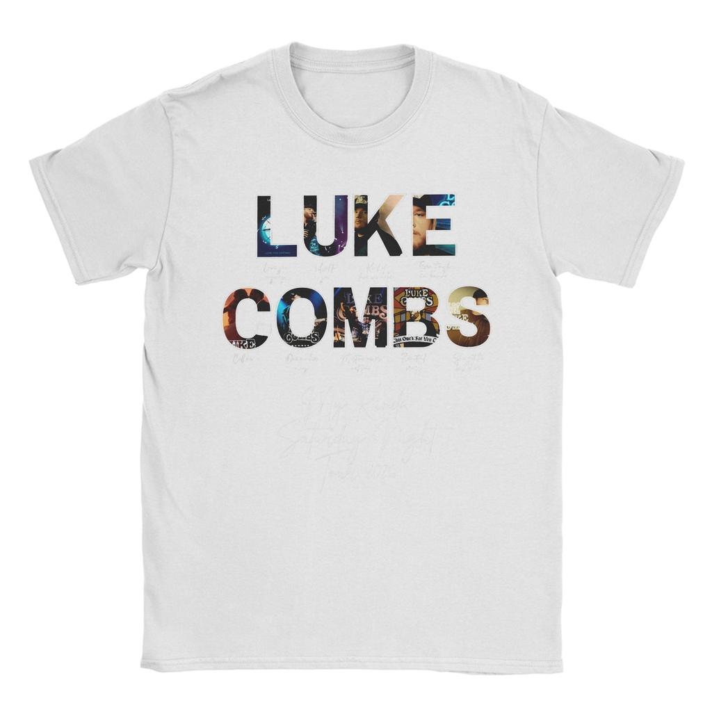 Unisex TShirt Luke Combs My Kinda Saturday Night Tour T Shirts Hip Hop Beach Tee Shirt Vintage Cotton Tops Birthday Gift