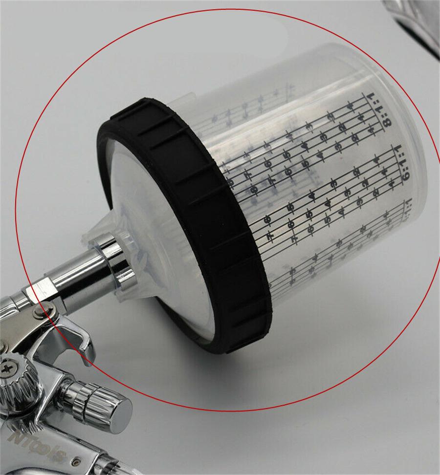 Адаптер с внутренней резьбой M16x1.5 с жесткой чашкой для краски 600 мл для инструмента краскопульта