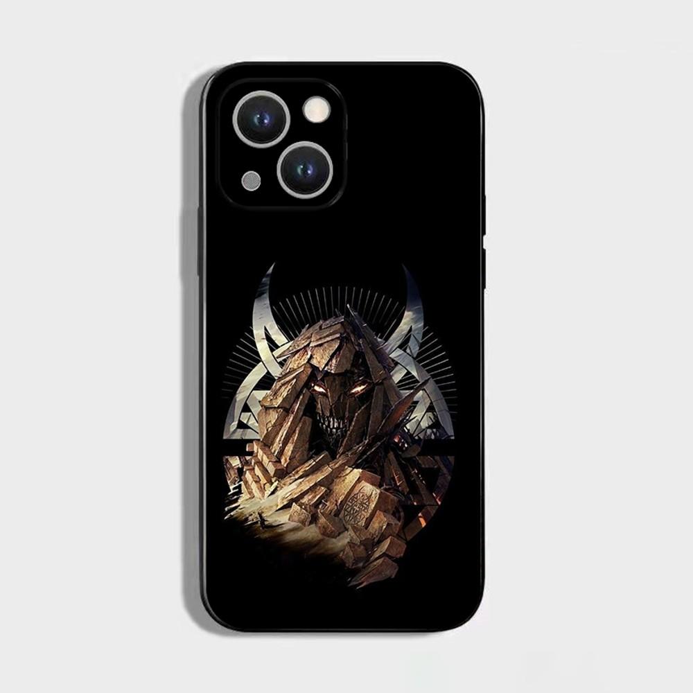 Чехол для телефона с изображением группы D-Disturbed для iPhone 16,15,14,13,12,11 Plus,Pro Max,XS,X,XR,SE,Mini,8,7, Мягкий силиконовый черный чехол