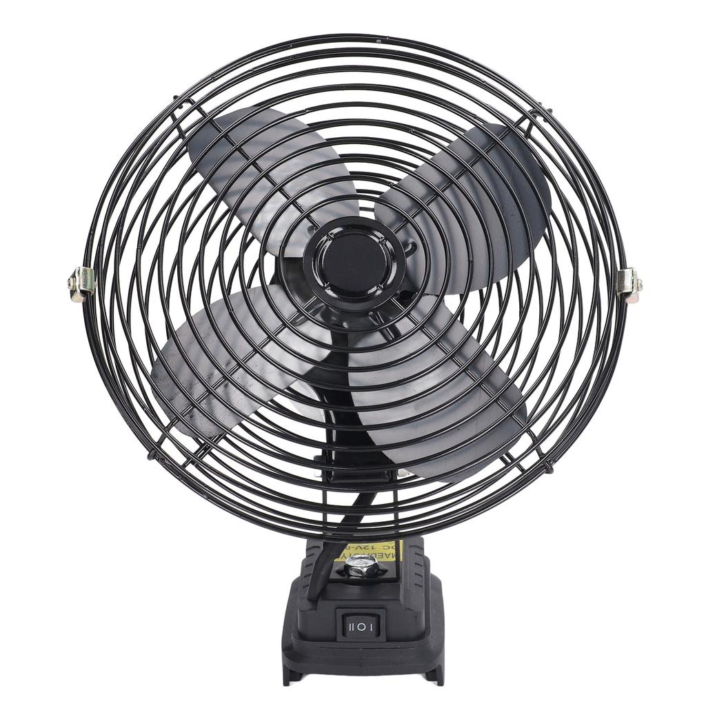 30W 8in Rechargeable Electric Fan Portable 18V Lithium Battery Electric Fan for Camping