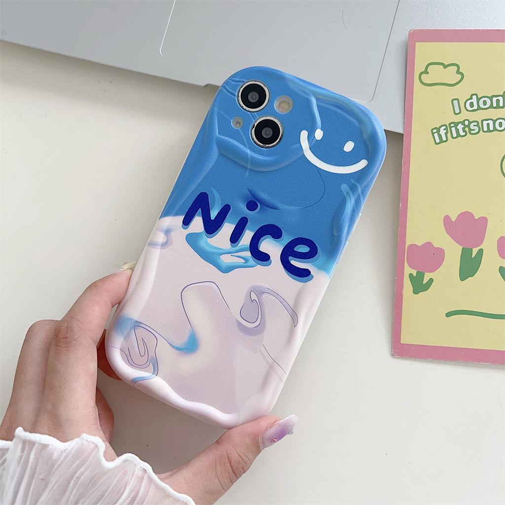 Nice Pattern Smiling Face Pattern Good Luck Series Soft TPU Shell Fashion Phone Case for IPhone Samsung Vivo Xiaomi Oppo