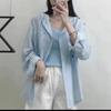 Korean Style Women's Lightweight Sun Protection Shirt - Spring/Summer 2025 Trend